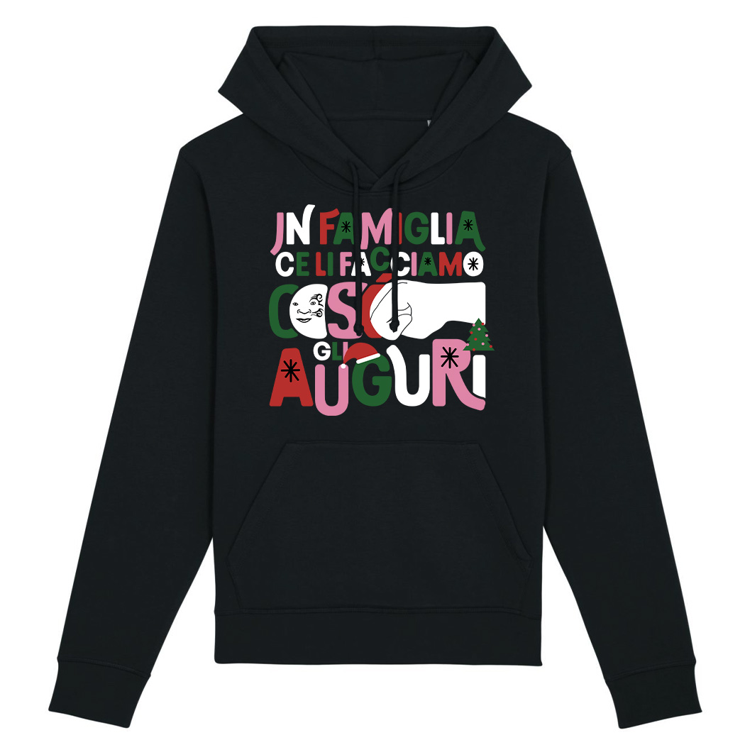 Felpa Cappuccio - AUGURI IN FAMIGLIA