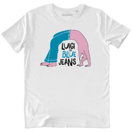 T-SHIRT - LUIGI COI BLUE-JEANS bianca